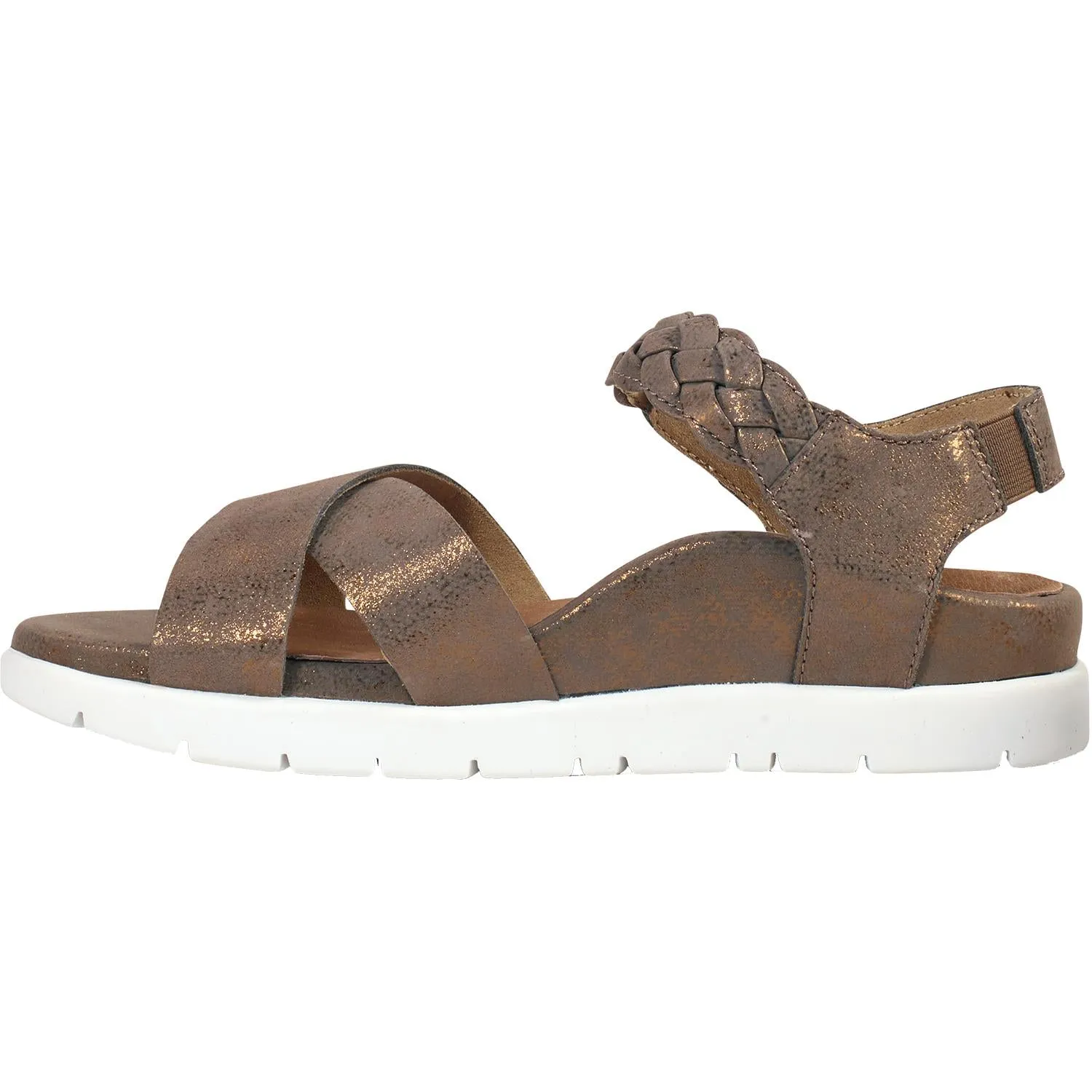 Women's Aetrex Piper Brass Leather