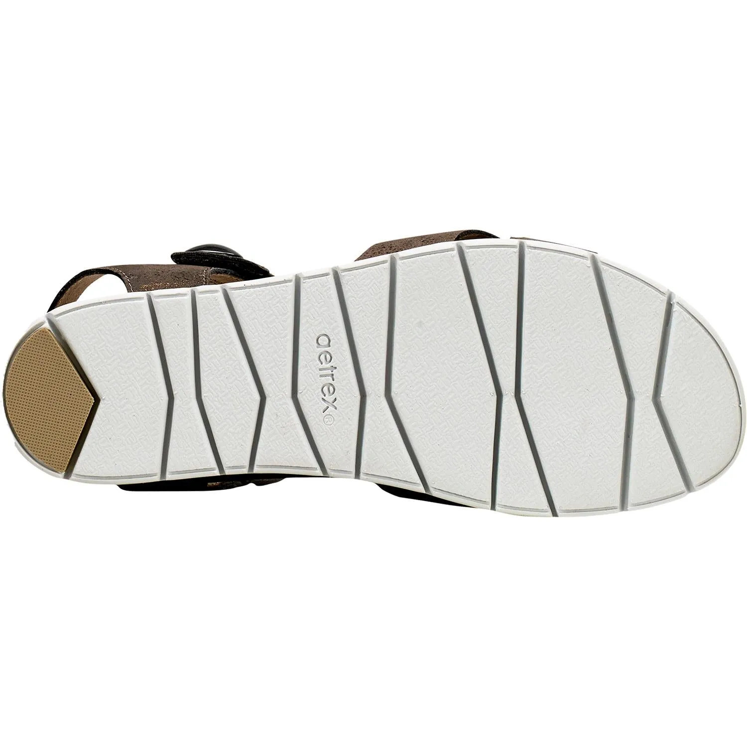 Women's Aetrex Piper Brass Leather