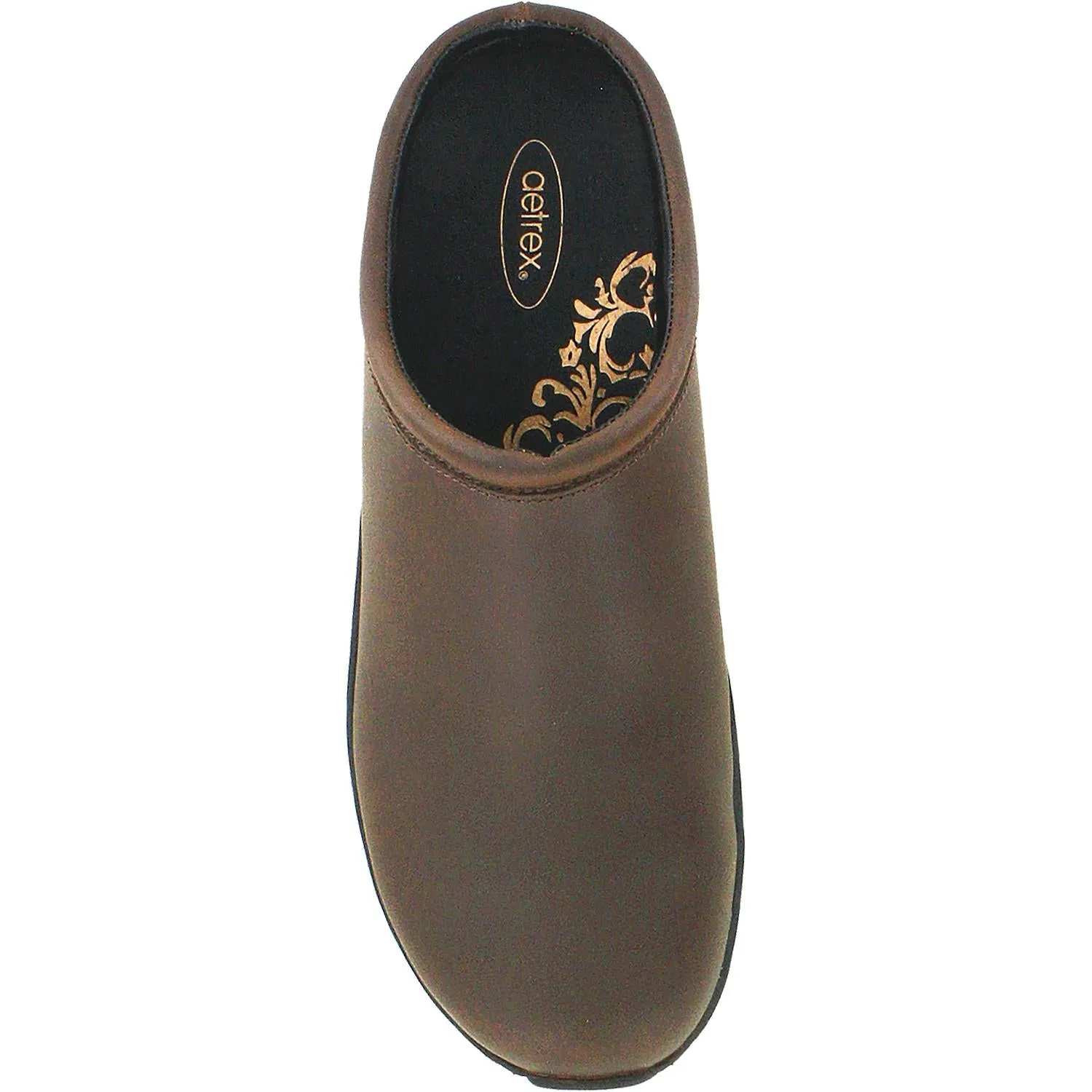 Women's Aetrex Robin Brown Oiled Leather