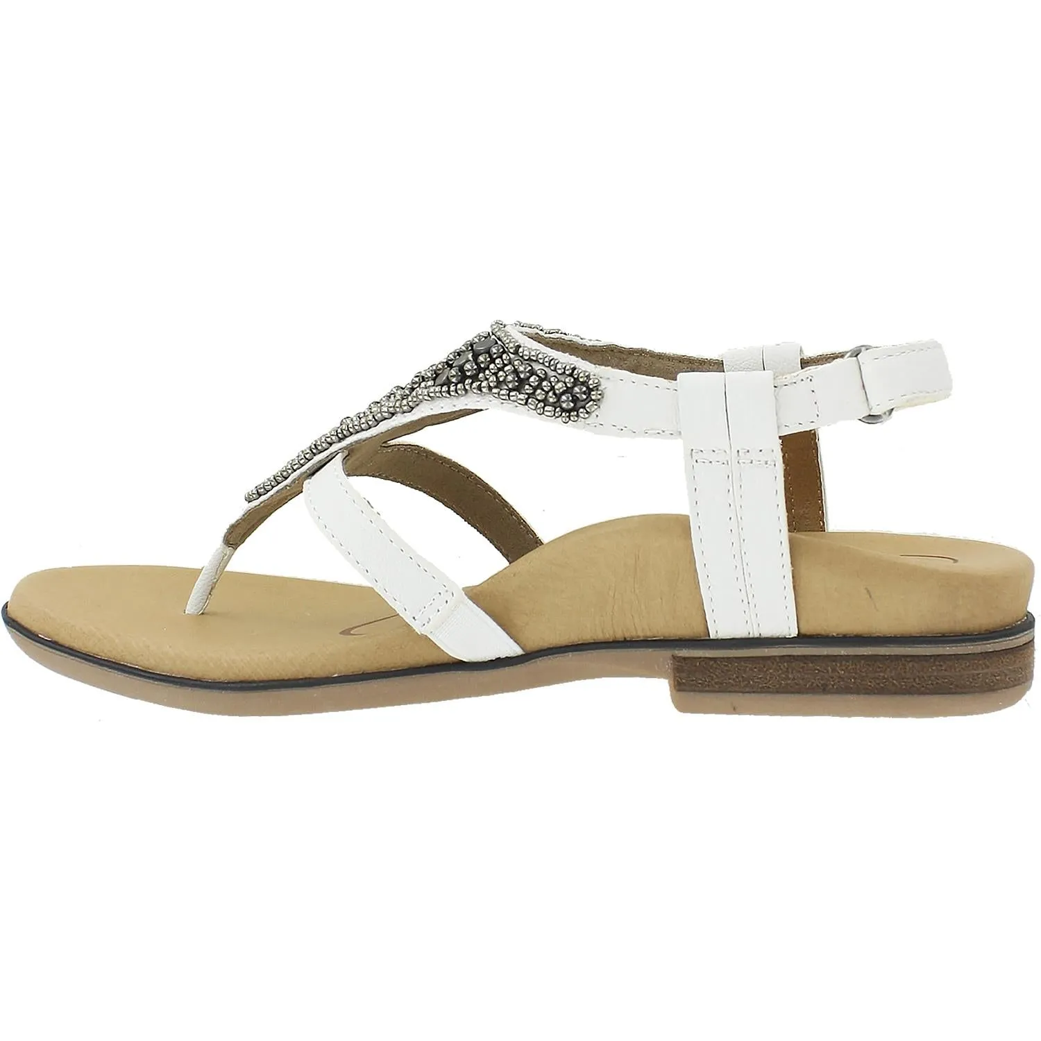 Women's Aetrex Sheila White Leather