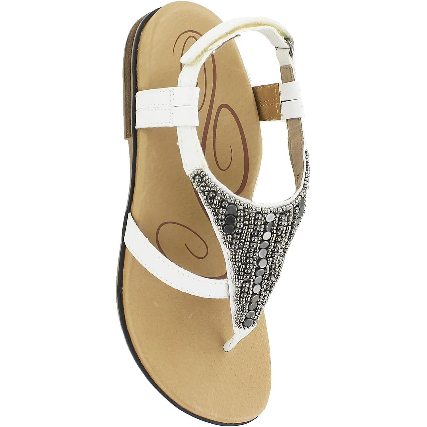 Women's Aetrex Sheila White Leather