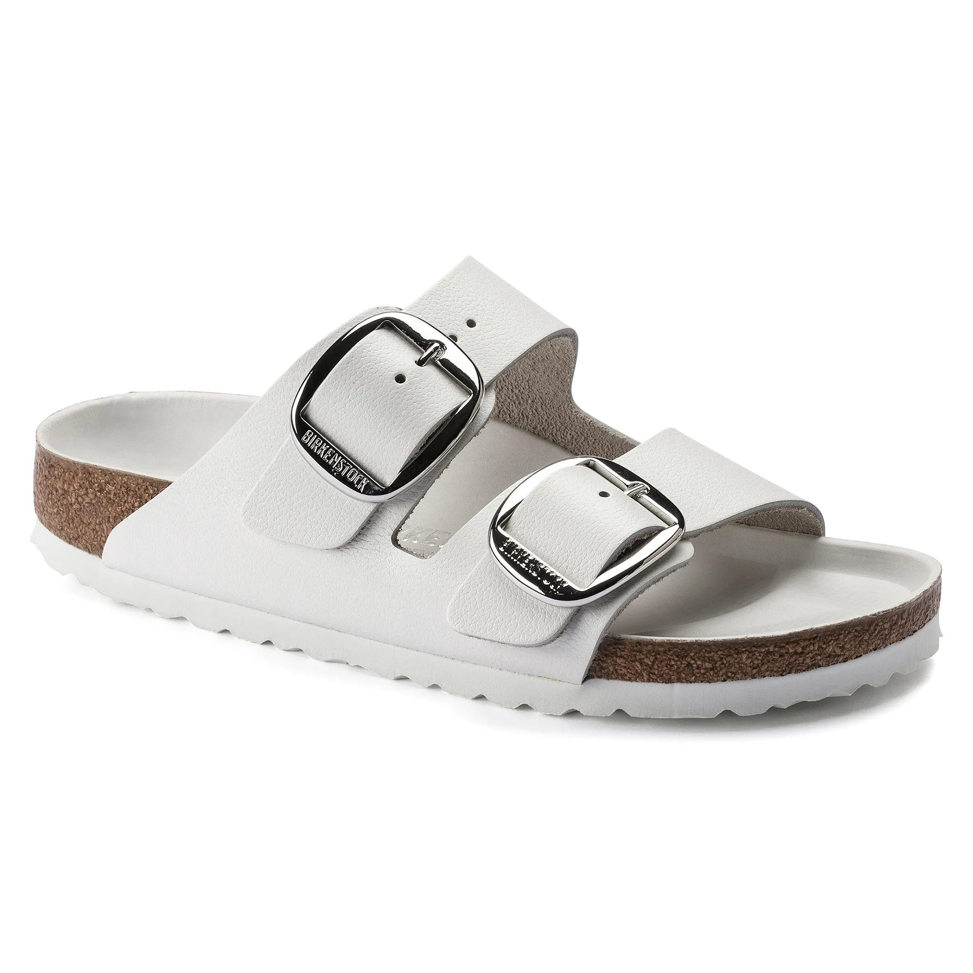 Women's Birkenstock Arizona Big Buckle Leather Color: White