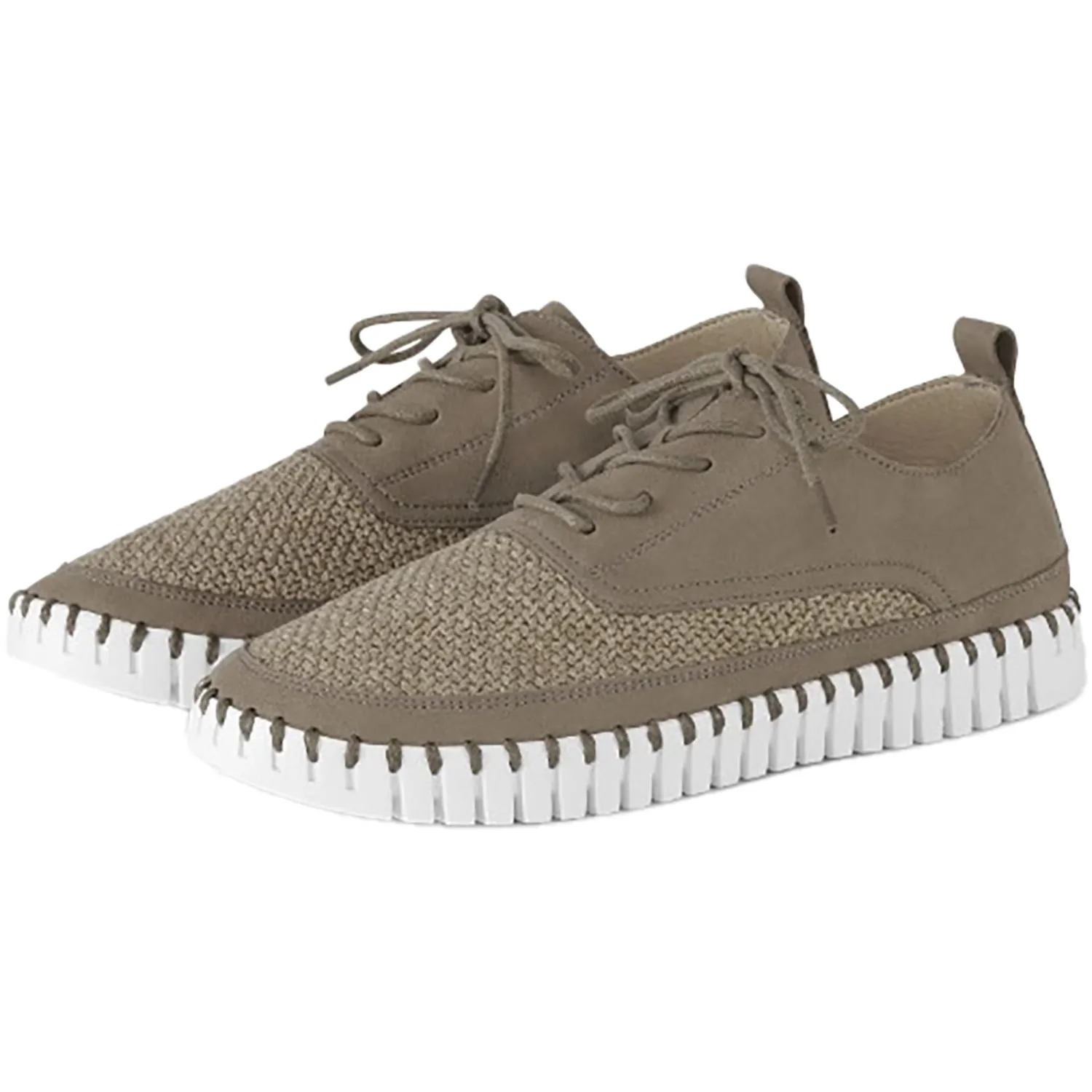 Women's Ilse Jacobsen Tulip 4095 Platform Oxford Falcon Synthetic