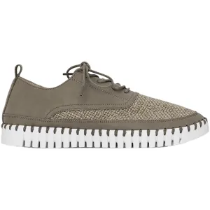 Women's Ilse Jacobsen Tulip 4095 Platform Oxford Falcon Synthetic