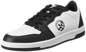 Woodland Men's White/Black PU Casual Shoes-8 UK (42EURO) (OSNK 4987023)