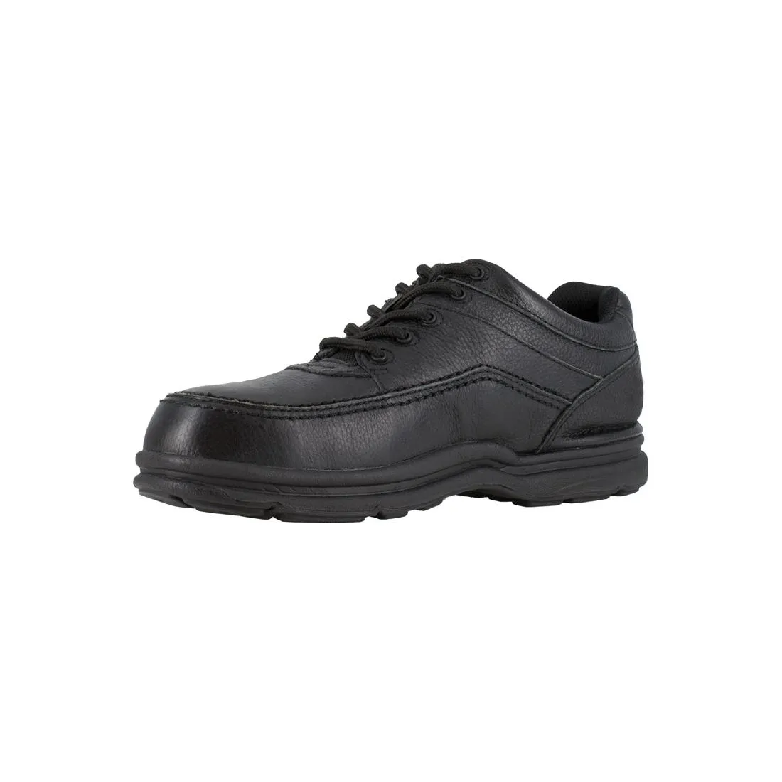 World Tour Steel-Toe Casual Oxford Work Shoe Black