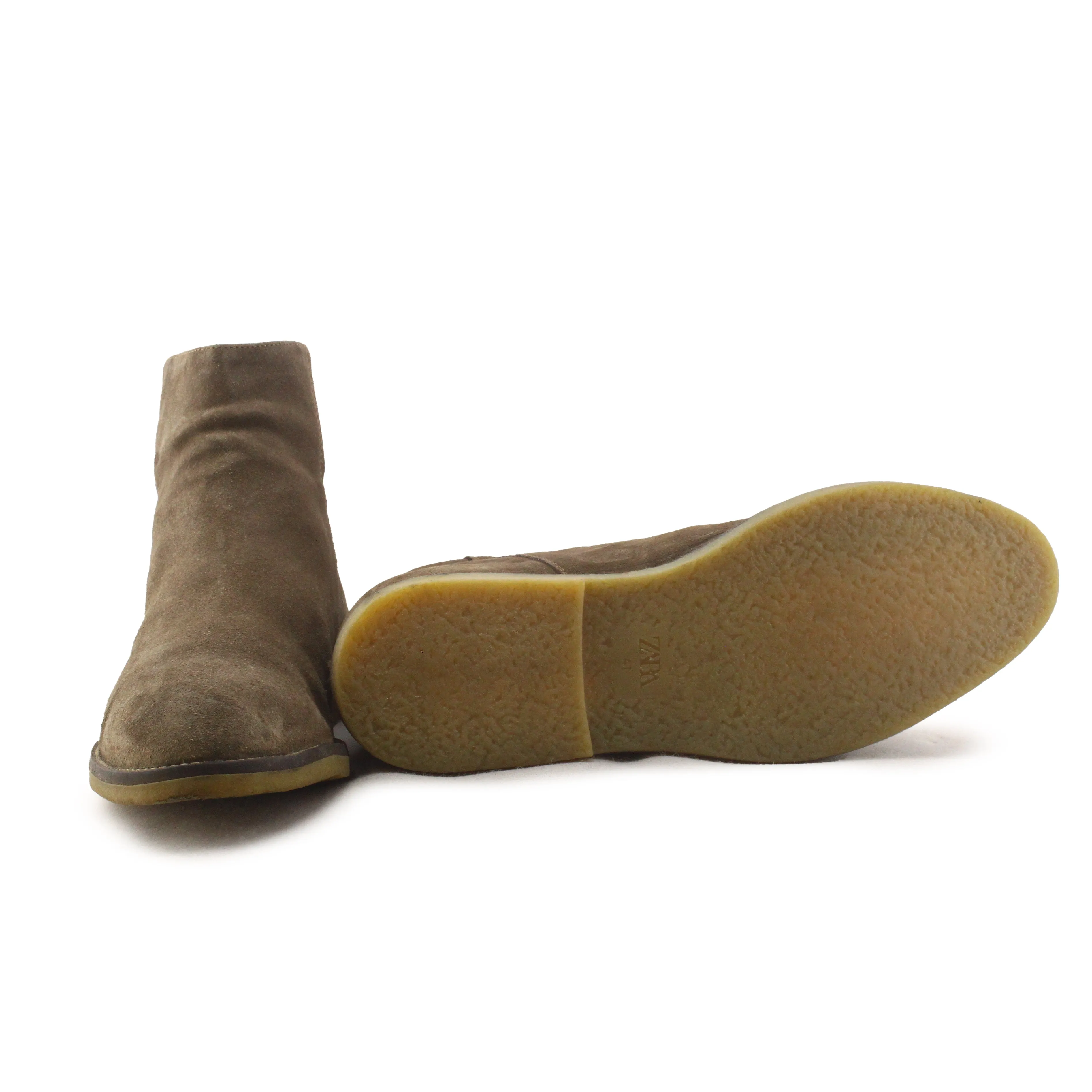Zara Zipper Stretchable Ankle Boots