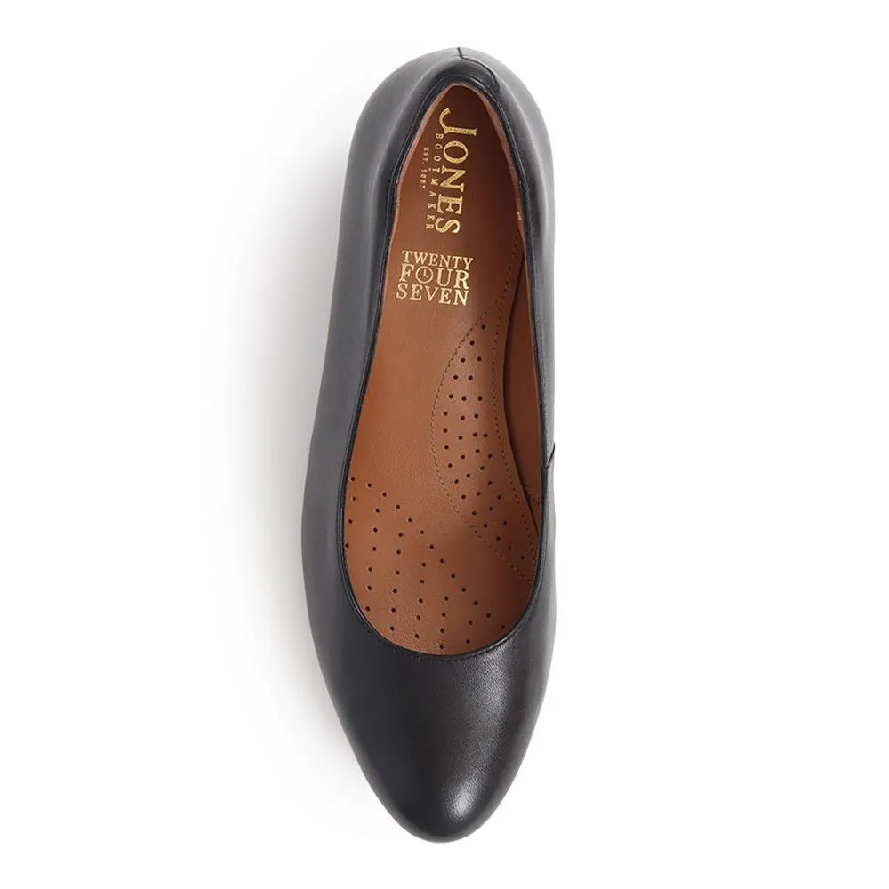 Zoey Leather Court Shoes - ZOEY / 323 597